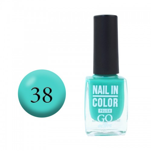 Лак для нігтів GO Active Nail in Color №38 М&apos;ятна бірюза 10 мл