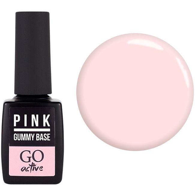 Основа камуфлююча для гель-лаку GO Active Camouflage Gummy Base №3 Pink 10 мл