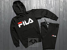 Спортивний костюм FILA чорного кольору (люкс )