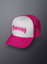 Спортивна кепка Thrasher, Трешер, тракер, річна кепка, чоловіча, жіноча,рожевого кольору,