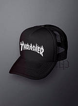 Спортивна кепка Thrasher, Трешер, тракер, річна кепка, чоловічий, жіночий, чорного кольору,