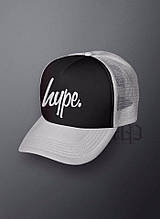 Спортивна кепка Hype, Хайп, тракер, річна кепка, чоловіча, жіноча, сірого і чорного кольору,