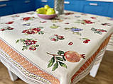 Скатертина на квадратний стіл, 137 х 137 см., гобелен, фото 7