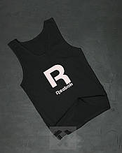 Чоловіча майка Reebok чорного кольору (люкс )