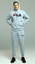 Спортивний костюм FILA сірого кольору (люкс )