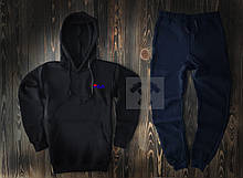 Спортивний костюм FILA чорного і синього кольору (люкс )
