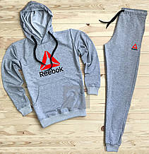 Спортивний костюм Reebok сірого кольору (люкс )