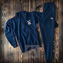 Спортивний костюм Adidas синього кольору (люкс )
