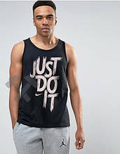 Чоловіча майка Nike Just Do It чорного кольору (люкс )