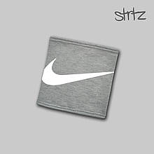 Теплий горловик Nike сірого кольору (люкс )