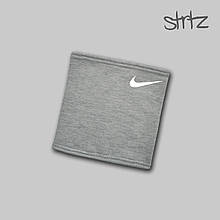 Теплий горловик Nike сірого кольору (люкс )