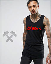 Чоловіча майка Asics чорного кольору (люкс )