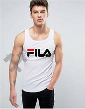 Чоловіча майка Fila білого кольору (люкс )
