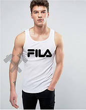 Чоловіча майка Fila білого кольору (люкс )