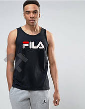 Чоловіча майка Fila чорного кольору (люкс )
