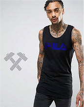 Чоловіча майка Fila чорного кольору (люкс )