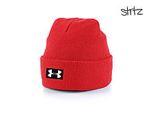 Шапка Under Armour червоного кольору (люкс )