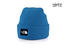 Шапка The North Face блакитного кольору (люкс )