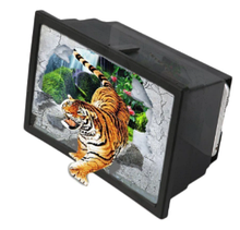 3D збільшувач екрана смартфона (складаний) чорного кольору