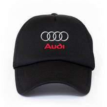 Спортивна кепка Audi, Ауді, тракер, річна кепка, чоловічий, жіночий, чорного кольору,