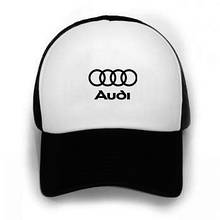 Спортивна кепка Audi, Ауді, тракер, річна кепка, чоловічий, жіночий, чорного кольору,