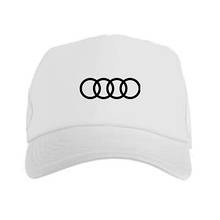 Спортивна кепка Audi, Ауді, тракер, річна кепка, чоловіча, жіноча, білого кольору,