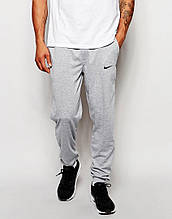 Спортивні штани Nike, Найк, чоловічі, трикотажні, весна/осінь, сірого кольору,