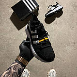 Чоловічі кросівки Adidas Consortium Falcon Black, чорно-білі кросівки адідас консортіум фалкон чорні, фото 8