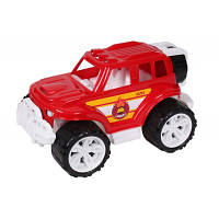 Позашляховик рятувальників ТехноК 4593 червоний великий іграшка дитяча пластикова машинка для дітей