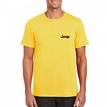 Футболка Джип чоловіча бавовняна, спортивна літня футболка Jeep, Турецький бавовна,