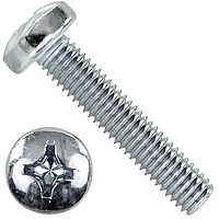 Гвинт з Закругленою Головкою М3 х 10 мм Набір 100 шт ЦБ PН Spec DIN 7985
