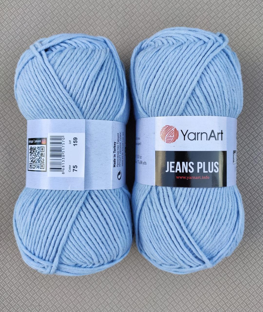Jeans Plus - 75 світло-блакитний