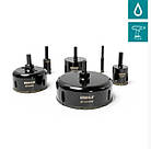 Алмазна коронка гальванічна по керамограніту BIHUI 10 мм, фото 3