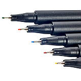 Маркери двусторонні Touch 80 кольлорів з пензликом та лайнери 24 кольору для малювання і скечтей, набір фломастерів, фото 7