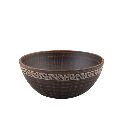 Миска для першого глиняна 0,7л (ангоб) KR1018-3, фото 1