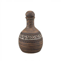 Пляшка глиняна 0,7л (ангоб) KR0001-3