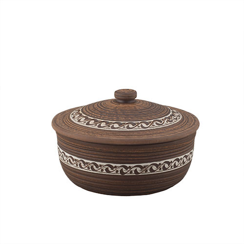 Каструля глиняна 1,8л (ангоб) KR1057-3