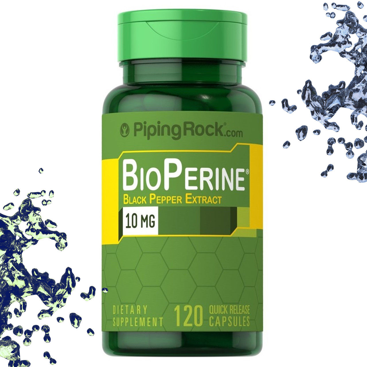 Piping Rock Bioperine Black pepper extract (Біоперин, Чорний перець) 10 мг 120 капсул
