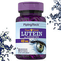 Вітаміни для очей Piping Rock with Lutein Zeaxanthin 40 мг (Лютеїн + Зеаксантин) 90 гелевих капсул