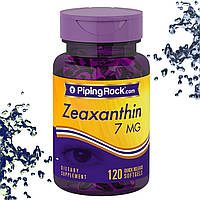 Вітаміни для очей Piping Rock Zeaxanthin 7 мг (Зеаксантин) 120 гелевих капсул