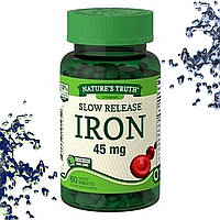 Залізо Nature's Truth Iron 45 мг 60 таблеток