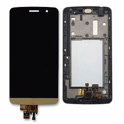 Дисплей LG Ray X190 (LG Zone X180), модуль (екран і сенсор) передньою панеллю - рамкою, оригінал Золотистий