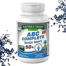 Вітаміни для чоловіків 50+ Nature's Truth ABC Complete Senior men's 50+ 100 таблеток
