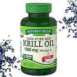 Жирні кислоти Nature's Truth Krill Oil 2000 мг на порцію (Масло Кріля) 60 гелевих капсул, фото 5