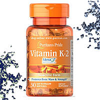Вітамін К-2 Puritan's Pride Vitamin K-2 100 мкг 30 гелевих капсул