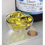 Жирні кислоти Swanson Multi Omega 3-6-9 220 гелевих капсул, фото 2