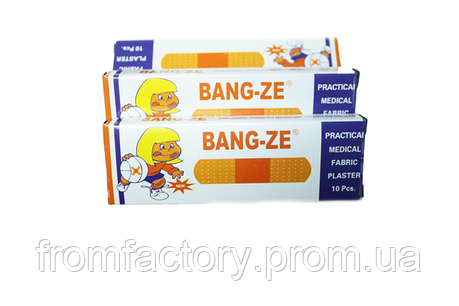 Пластир бактерицидний Bang-Ze 10 шт., фото 2