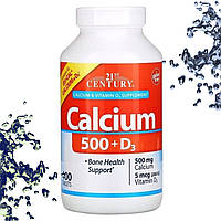 21st Century Calcium 500 + D (Кальцій + Вітамін Д) 400 таблеток