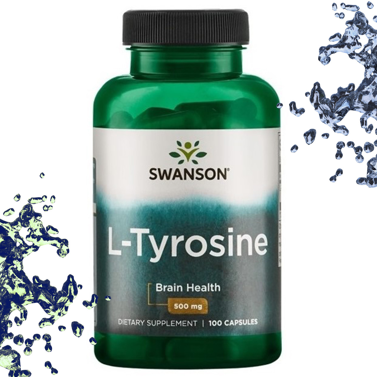 Л-тирозин Swanson L-Tyrosine 500 мг 100 капсул