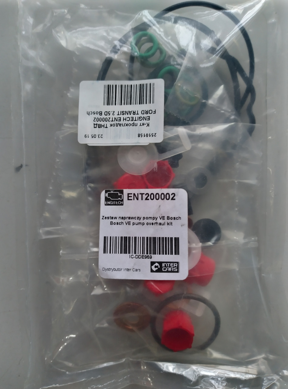 К-кт прокладок ТНВД ENGITECH ENT200002 Bosch FORD TRANSIT 2.5D